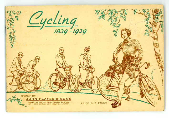 John Player & Sons 1839-1939 Cycling Card Set - Bicycling History  Collections - Open Archives at UMass Boston